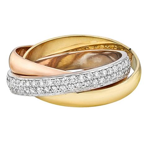 trinity ring by cartier|cartier trinity rings for women.